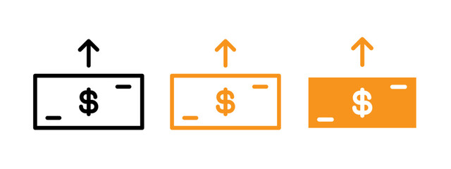 Poster - Send money icon web design in vector