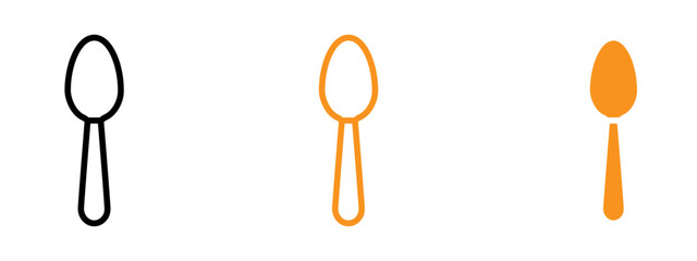 Poster - Spoon icon web design in vector