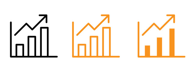Poster - Statistics icon web design in vector