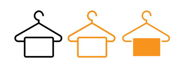 Poster - Wardrobe icon web design in vector