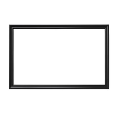 Wall Mural - A black frame with a dark background. This image can be used for mockups or as a blank template.