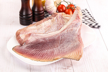 Poster - Raw uncooked stingray fish wing