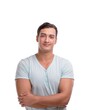 © Elnur - Young handsome man isolated on the white background
