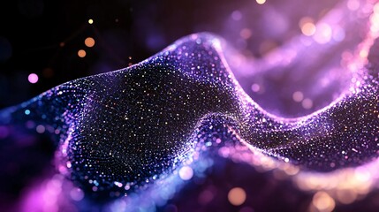 Poster - Stunning abstract background featuring vibrant colors and sparkling particles, perfect for digital art or creative projects.