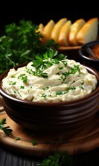 Wall Mural - Mayonnaise bowl and ingredients isolated 