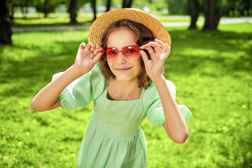 Wall Mural - fashionable child girl