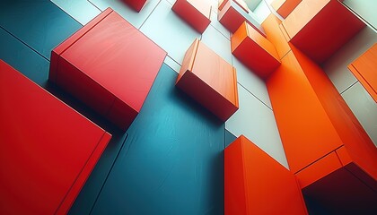 Wall Mural - modern abstract geometric background