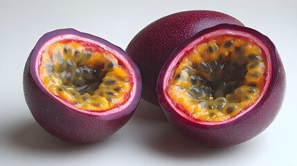 delicious juicy ripe passionfruit photography images