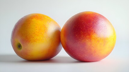 Wall Mural - apricots on a plate photography images