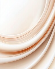 Poster - Curved path with flowing motion towards a glowing objective, abstract background with plenty of space for text.