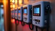 © hanafi 99d - Close Up of a Row of Electrical Meters
