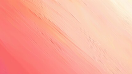 Fototapete - A digital art background with a gradient of pink and yellow. The image features a diagonal pattern of faint, light lines.