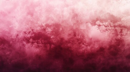 Fototapete - A digital watercolor painting with soft, pink and red colors. The colors blend together, creating a hazy and abstract effect.