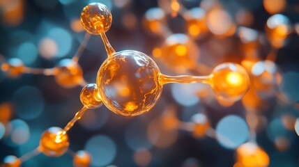 Poster - A Precision Crafted 3D Rendering of a Pivotal Chemical Reaction Component