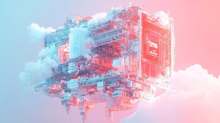 Poster - Innovative Exploration of Search Generative Experience with Prompt Engineering, a conceptual illustration depicting the interplay of creativity, technology, and user engagement.