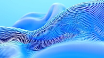 Poster - Sleek Azure Digital Interface, a contemporary backdrop featuring vibrant blue hues and abstract tech patterns, ideal for innovative design projects and digital presentations.