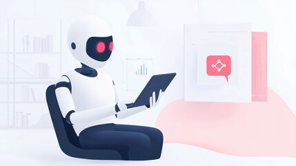 Poster - AI-Driven Business Efficiency, exploring how artificial intelligence enhances productivity, automates tasks, optimizes workflows, and transforms organizational operations for success.