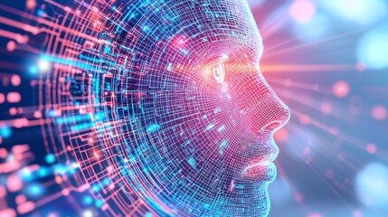 Poster - Insights into the artificial intelligence market, trends in technology adoption, investment opportunities, challenges in implementation, and future growth predictions.