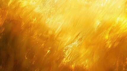 Aufkleber - The image is an abstract, digital painting of a golden texture with diagonal brushstrokes. The brushstrokes create a sense of movement and energy, and the golden color evokes feelings of warmth, luxur