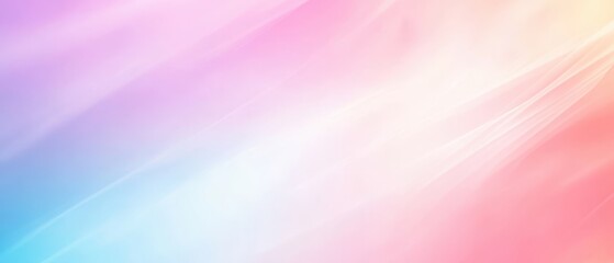 Poster - Soft pastel gradient background with shades of pink, purple, blue, and white. Perfect for designs, websites, or presentations.