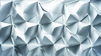 Wall Mural - A white background with a lot of triangles