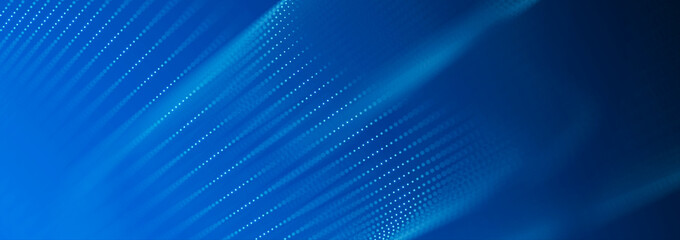 Leinwandbilder - Beautiful curved wave on a dark background. Digital technology background. Concept of network. 3D