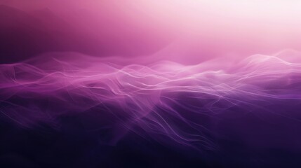 Fototapete - A close-up abstract image of a pink and purple swirling texture, reminiscent of a light and airy fabric. The color gradient fades from a bright pink at the top to a darker purple at the bottom, creati