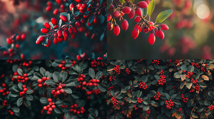 Canvas Print - red leaves