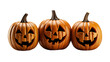 © Muzamil - jack o lanterns, halloween pumpkin isolated on transparent background.