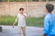 © Izzgallery - Angry men trying to start a fight. A dispute between men. A guy challenges someone to a duel.