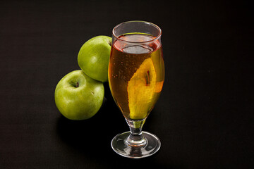 Wall Mural - Fresh sweet natural apple juice