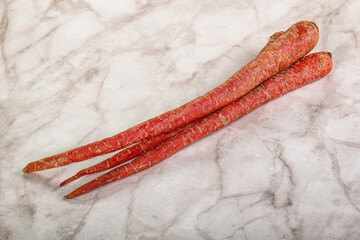 Poster - Raw ripe Indian red carrot