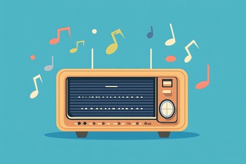 World Radio Day Illustration.