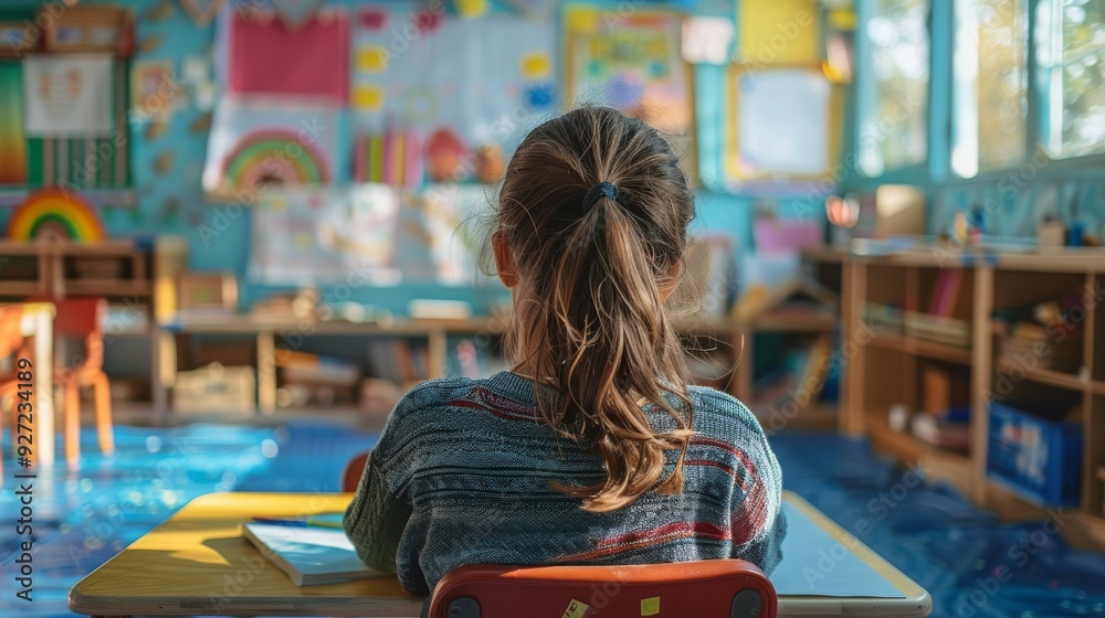 dedicated teacher , lesson plan preparation , bright inviting classroom ...