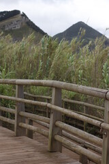 Poster - fence in the mountains