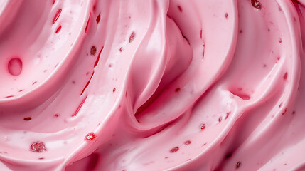 Wall Mural - fruit yogurt swirl background 