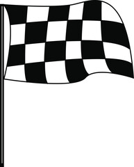 Wall Mural -  checkered flags eps vector file racing flag motorbike racing , car racing flag ,Finnish line flag
