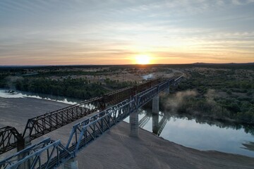 Aerial photo of Macrossan Bridge Charters Towers Australia