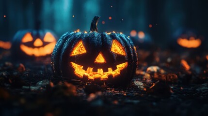 Sticker - Spooky halloween theme editable text effect mock up