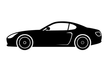 Wall Mural - racing car vector silhouette, race car icon, car silhouette
