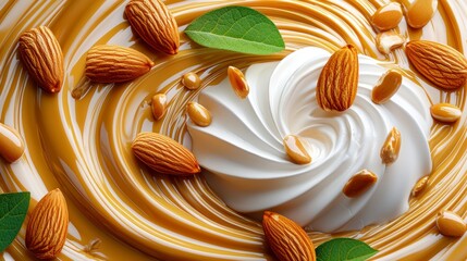 Almond Caramel Swirl