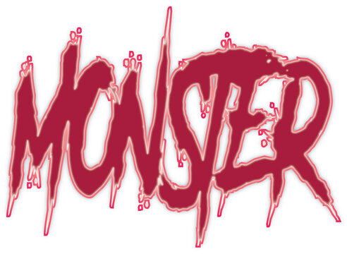 monster typography