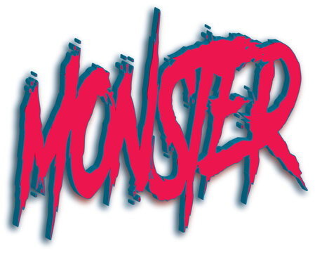 monster typography