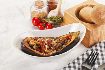 Sticker - Baked eggplant with minced meat