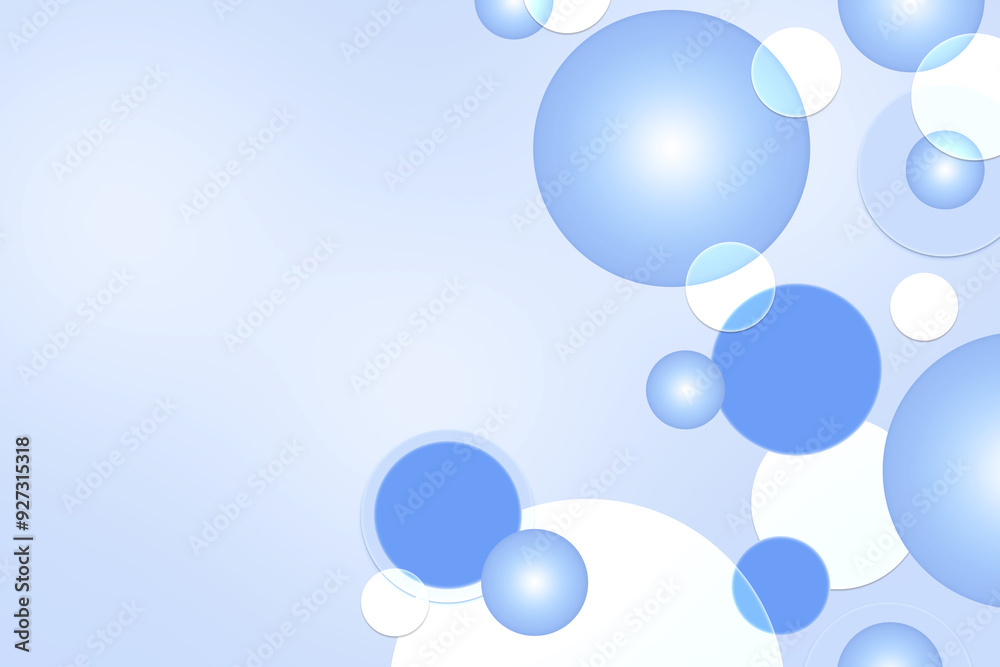 Modern abstract geometric background gradient soft light blue bokeh for ...