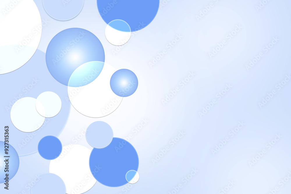 Modern abstract geometric background gradient soft light blue bokeh for ...