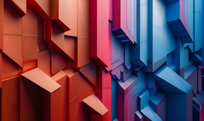 abstract 3d geometric background design