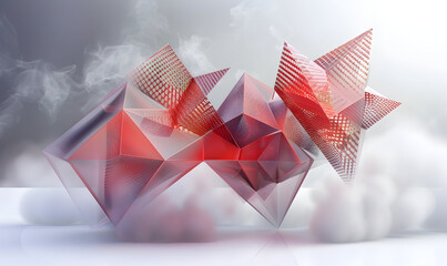 abstract 3d geometric background design