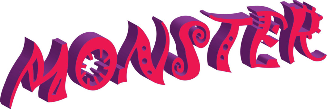 MONSTER TYPOGRAPHY
