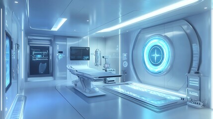 Poster - Futuristic Operating Room